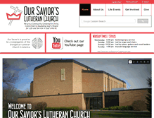 Tablet Screenshot of oursaviorsaustin.org